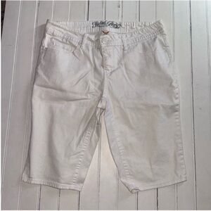 Faded Glory Bermuda Shorts White Size 10